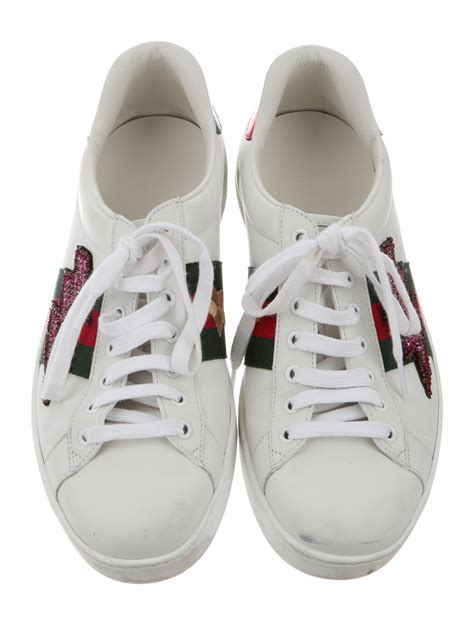 lion gucci shoes|gucci embroidered sneakers.